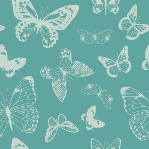Indy Bloom Designs - Butterflies In Blue 01