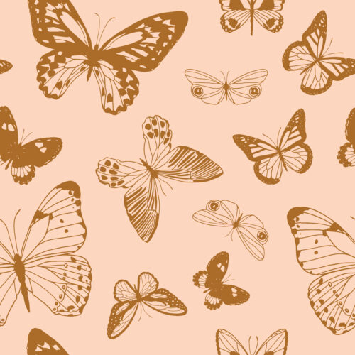 Indy Bloom Designs - Butterflies In Boho Blush 01
