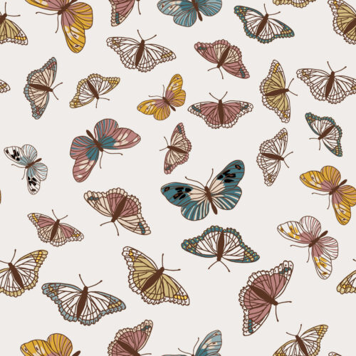 Juniper Row - Butterfly In White