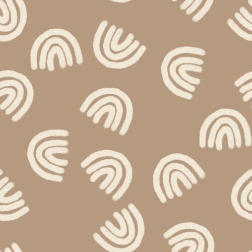 Taupe Boho Rainbows