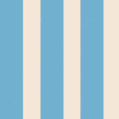 Lindsay Anne - Cabana Stripe Blue Sand