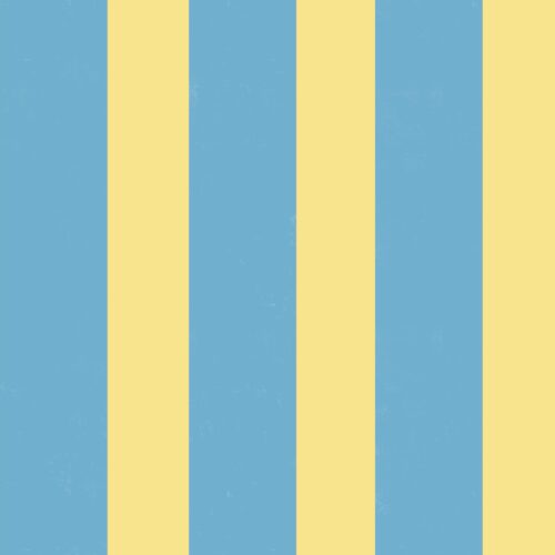 Lindsay Anne - Cabana Stripe Blue Yellow