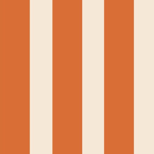 Lindsay Anne - Cabana Stripe Orange Sand Tan