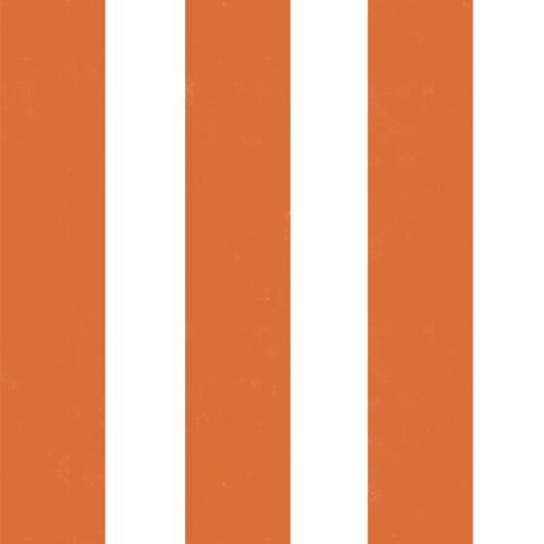 Lindsay Anne - Cabana Stripe Orange White