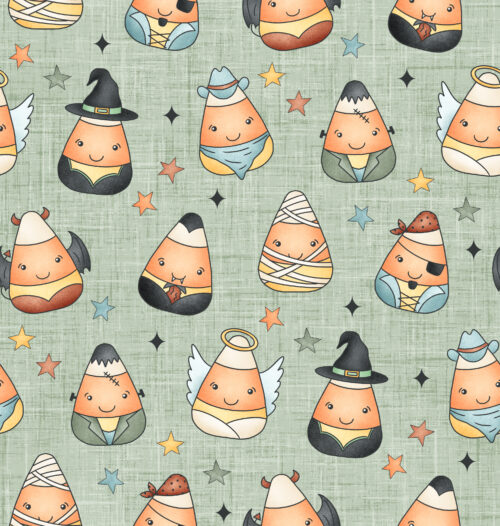 Krystal Winn - Candy Corn Harvest Costumes Light Green