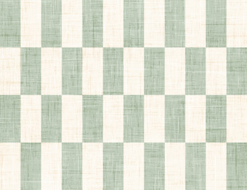 Krystal Winn - Candy Corn Harvest Long Check Light Green