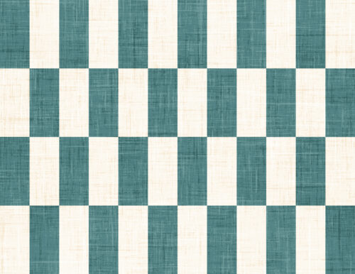 Krystal Winn - Candy Corn Harvest Long Check Teal