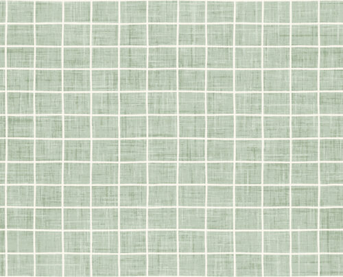 Krystal Winn - Candy Corn Harvest Plaid Light Green