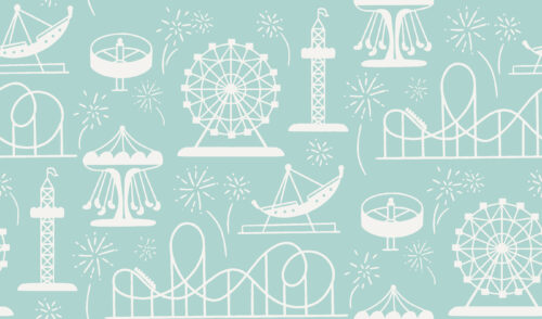 Krystal Winn - Carousel Park Blue