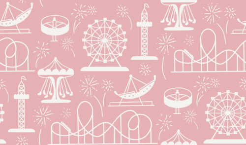 Krystal Winn - Carousel Park Pink