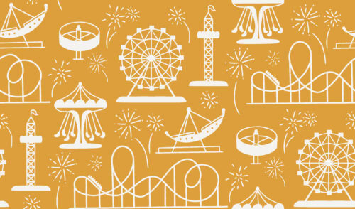 Krystal Winn - Carousel Park Yellow