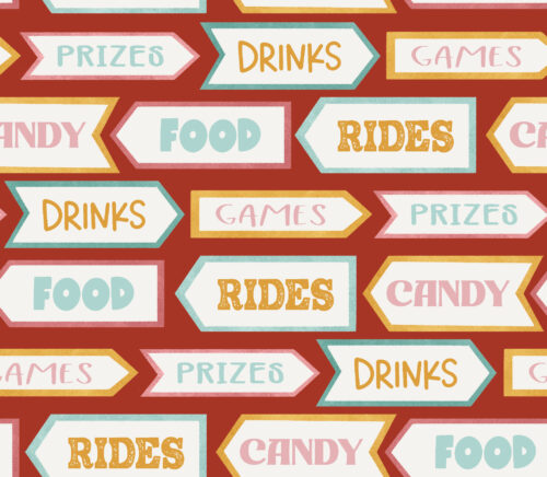 Krystal Winn - Carousel Signs Red