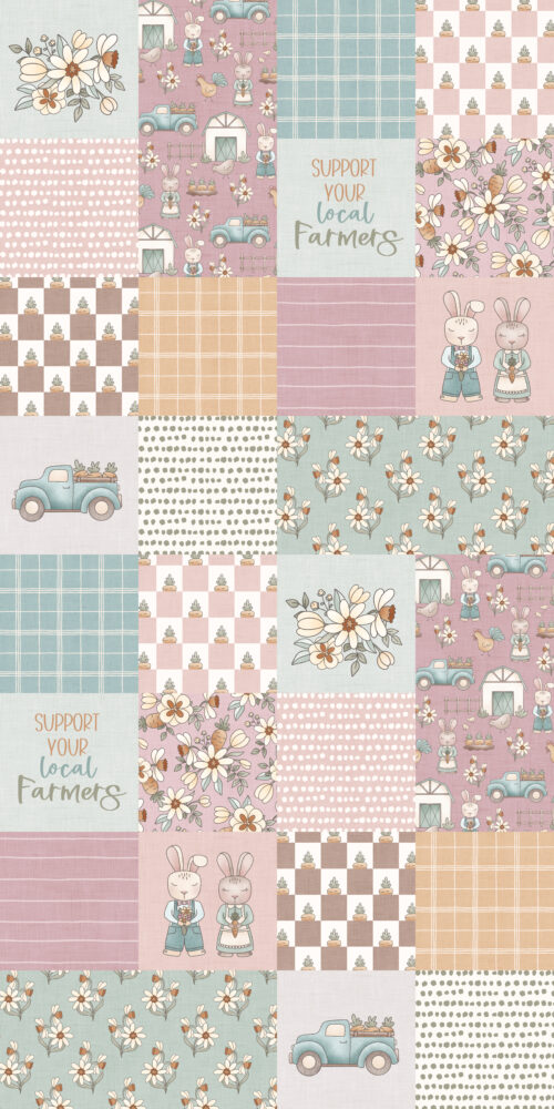 Krystal Winn - Carrot Farm Cheater Quilt