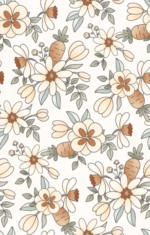 Krystal Winn - Carrot Farm Floral White