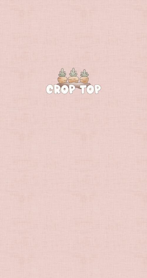 Krystal Winn - Carrot Farm Panel Crop Top