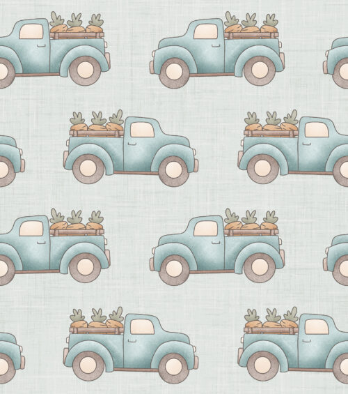 Krystal Winn - Carrot Farm Trucks Light Mint