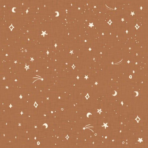 Seamless Gal - Celestial Lights Linen Texture Golden Brwn