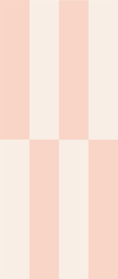 Indy Bloom Designs - Checkered Stripe In Peach Pink