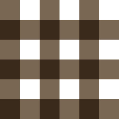 Hip Kid Design - Chocolate Coffee Checkered Gingham
