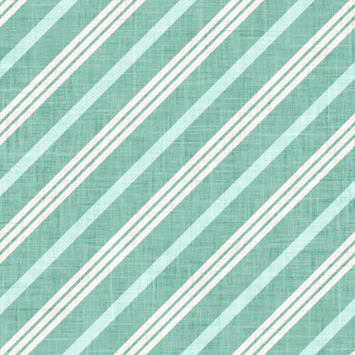 Krystal Winn - Christmas Cookie Candy Cane Teal