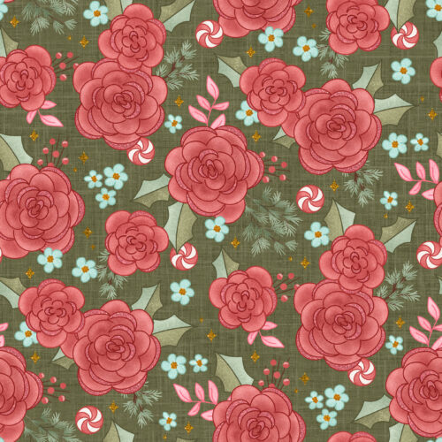 Krystal Winn - Christmas Cookie Floral Forest