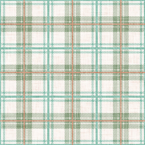 Krystal Winn - Christmas Cookie Plaid Green