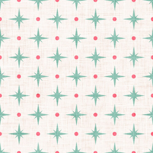 Krystal Winn - Christmas Cookie Starburst Teal