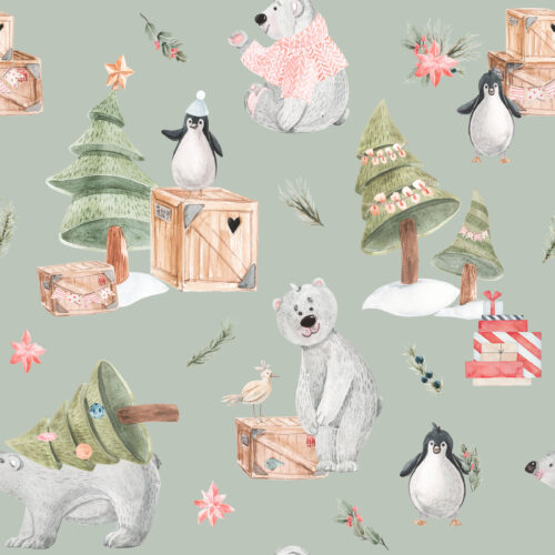 Hip Kid Design - Christmas Delivery on Sage