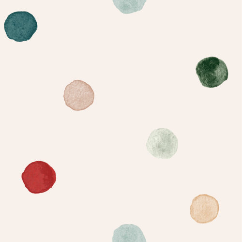 Indy Bloom Designs - Christmas Polkadot In Cream