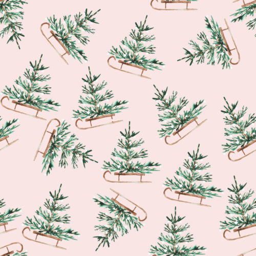 Hip Kid Design - Christmas Travels on Blush