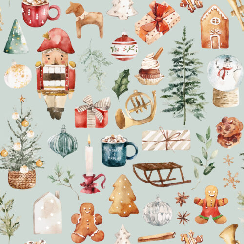 Hip Kid Design - Christmas Wonder on Sea Mist