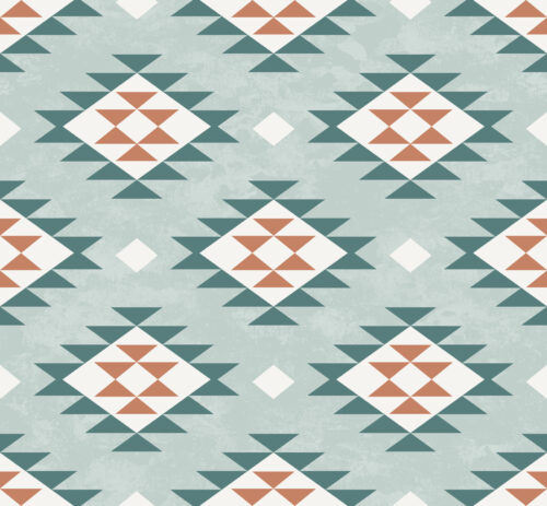 Krystal Winn - Christmas Y'all Aztec Blue