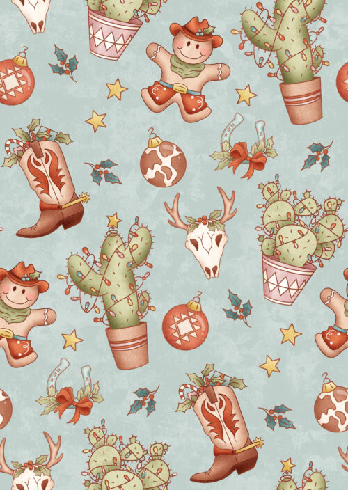 Krystal Winn - Christmas Y'all Cowboy Blue