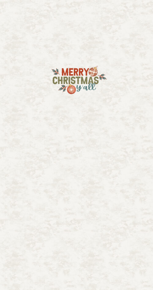 Krystal Winn - Christmas Y'all Panel Merry Christmas Y'all