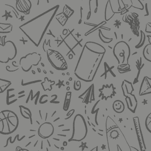 Class Doodles In Lead Dark