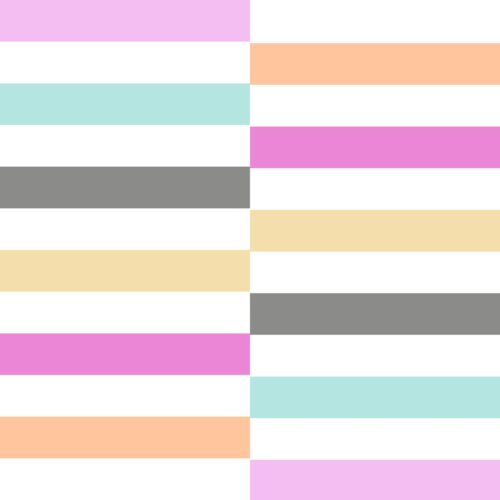 Class Leader Stripe Multi Pink