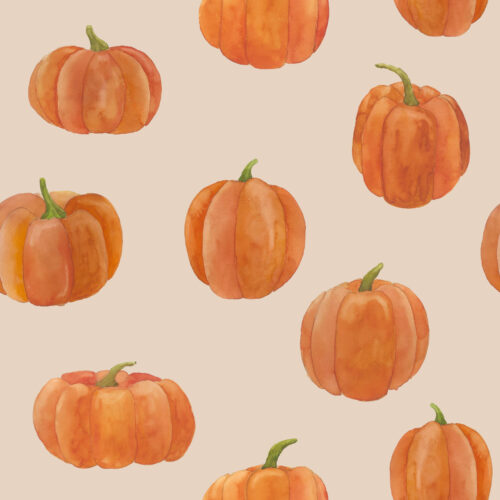 Hip Kid Design - Classic Pumpkins on Cream