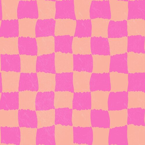 Lindsay Anne - Coastal Clubhouse Check Coral Pink