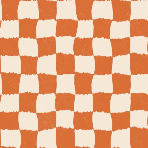 Lindsay Anne - Coastal Clubhouse Check Orange Sand