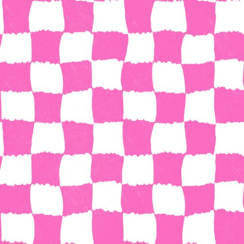 Lindsay Anne - Coastal Clubhouse Check Pink White