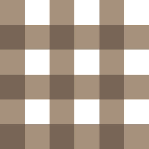 Hip Kid Design - Coffee Latte Checkered Gingham