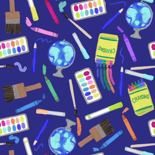 Lindsay Anne - Color Your World Navy Blue