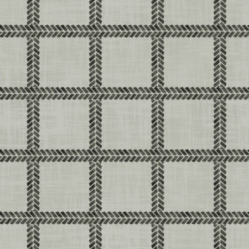 Krystal Winn - Construction Crew Tire Track Plaid Grey