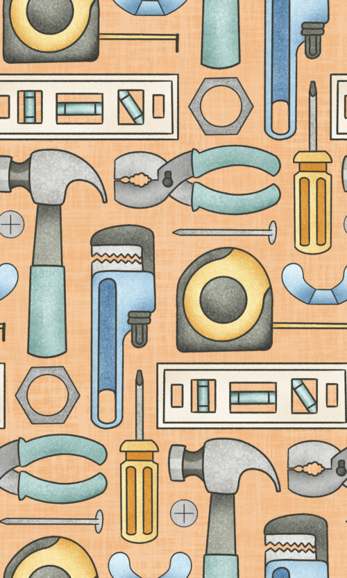 Krystal Winn - Construction Crew Tools Orange