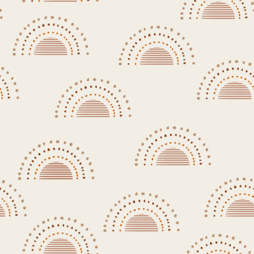 Hip Kid Design - Copper Rainbows on Pearl