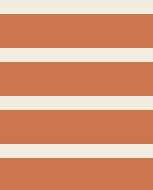 Indy Bloom Designs - Coral Cream Stripes 2x2.483
