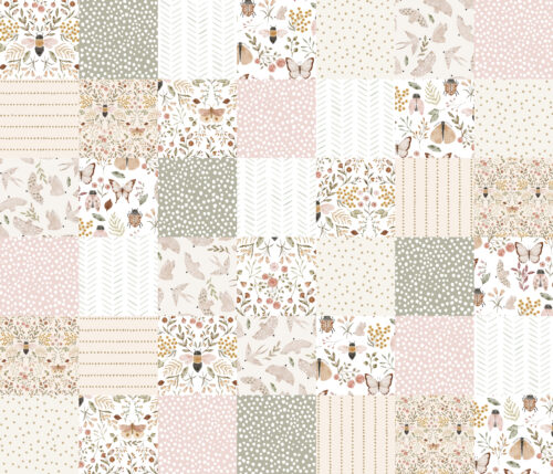 Hip Kid Design - Cottage Garden Cheater Quilt