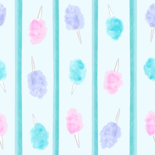 Lindsay Anne - Cottoncandystripeblue