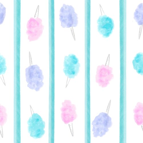 Lindsay Anne - Cottoncandystripewhite