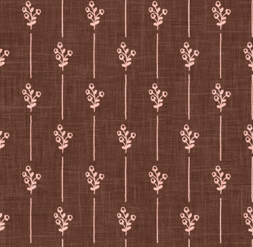 Krystal Winn - Cowboy Valentine Bud Stripe Brown